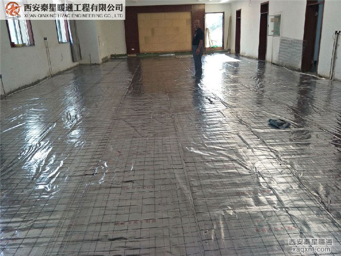 陽城縣辦公樓電地暖反射膜鋪設